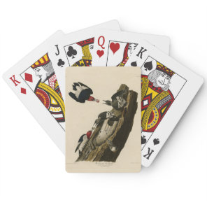 Red headed Woodpecker - Audubon's Birds of America Poker Cards