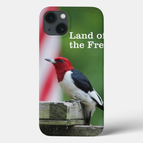 Red_headed Woodpecker iPhone 13 Case