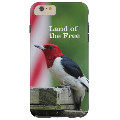 Red_headed Woodpecker Tough iPhone 6 Plus Case