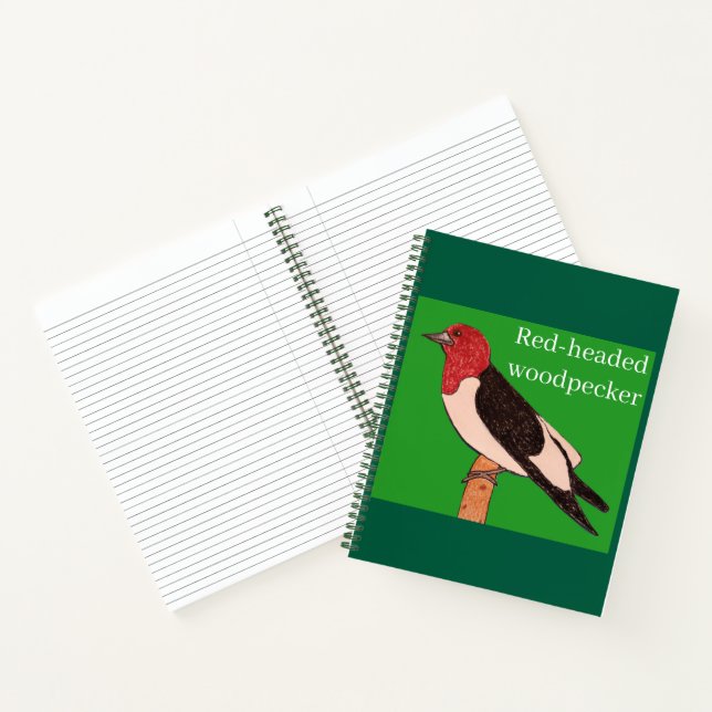 Red-headed woodpecker notebook (Inside)