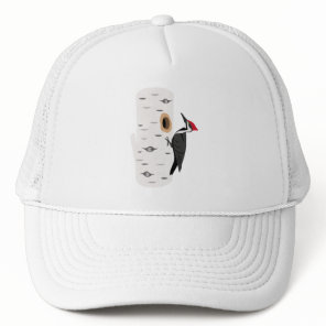 Red Headed Woodpecker Trucker Hat