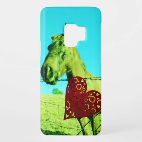 Red Heart and  Horse Case_Mate Samsung Galaxy S9 Case