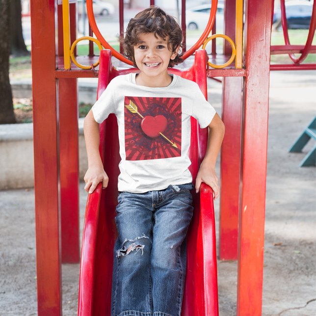 Red Heart Arrow T-Shirt (Creator Uploaded)