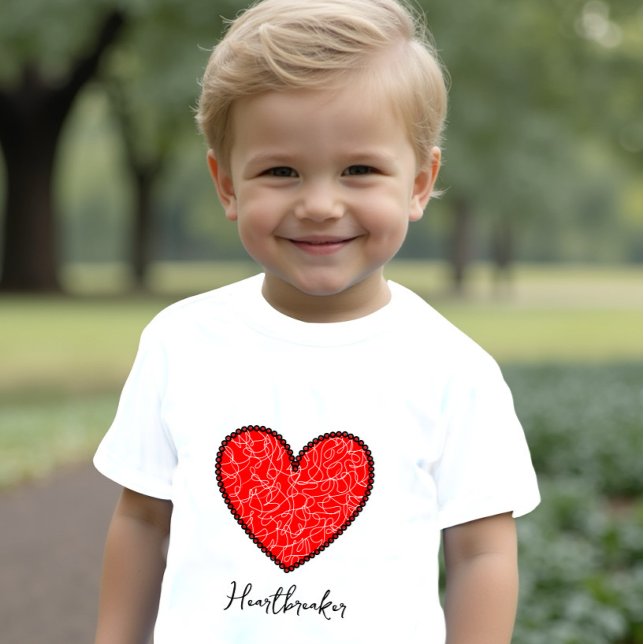 Red heart baby T-Shirt (Creator Uploaded)