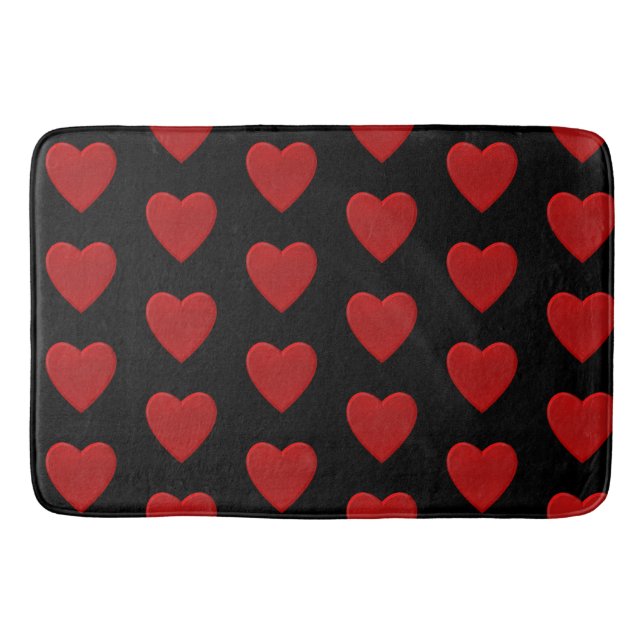 Red Heart Bath Mat (Front)