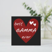 Red Heart Best Gamma Ever Tshirts and Gifts (Standing Front)