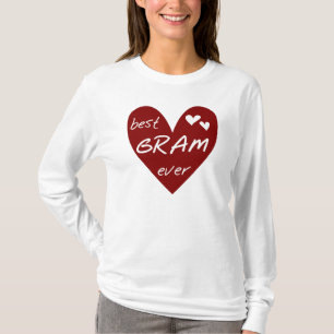 Red Heart Best Gram Ever Tshirts and Gifts
