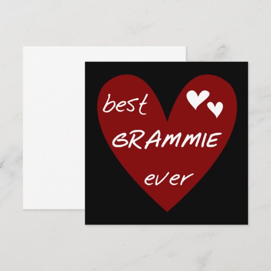 Red Heart Best Grammie Ever T-shirts and Gifts (Front/Back)