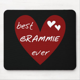 Red Heart Best Grammie Ever T-shirts and Gifts Mouse Pad