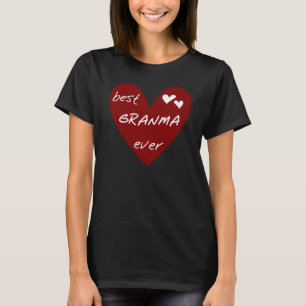 Red Heart Best Granma Ever T-shirts and Gifts