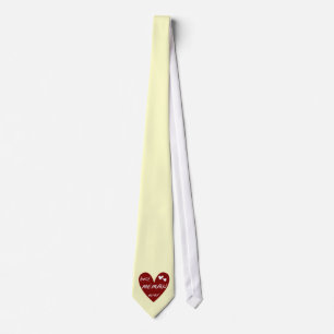 Red Heart Best Memaw Ever T-shirts and Gifts Neck Tie