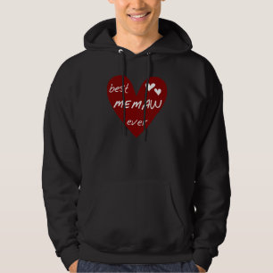 Red Heart Best Memaw Ever Tshirts and Gifts