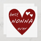 Red Heart Best Nonna Ever T-shirts gifts (Front/Back)