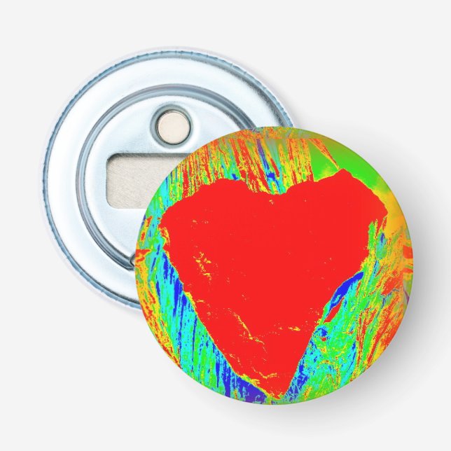 red heart bottle opener (Front)