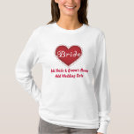Red Heart Bride Customizable Hoody