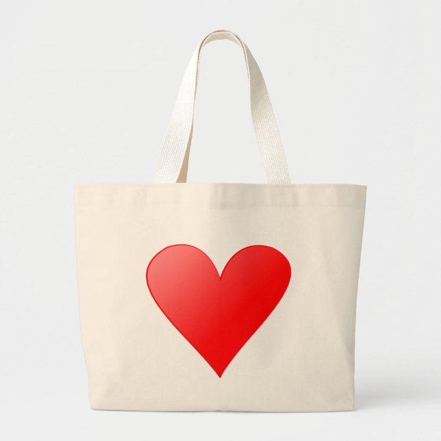 Red Heart Budget Tote (Front)