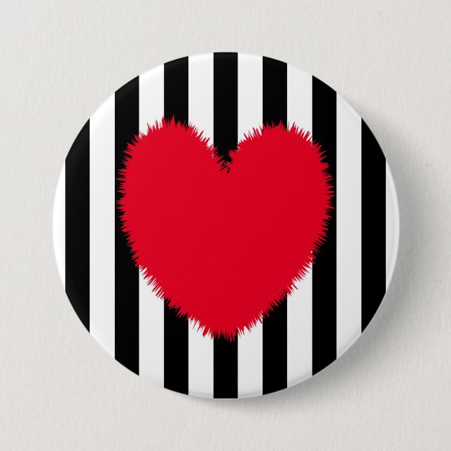 Red heart button (Front)