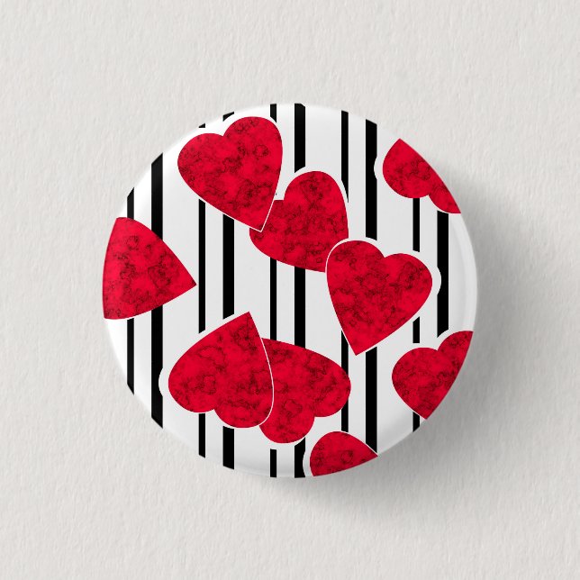 Red heart button (Front)