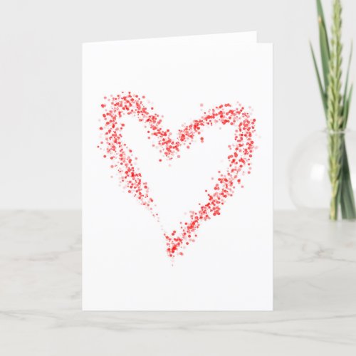 Red Heart Card