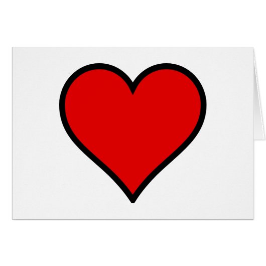 Red Heart Cards (Front Horizontal)