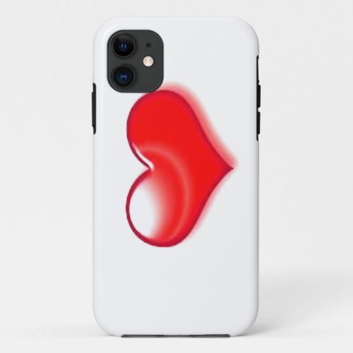 Red Heart iPhone 11 Case