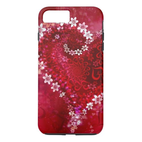 Red Heart iPhone 8 Plus7 Plus Case