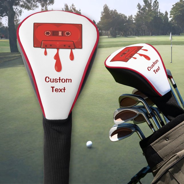 Red Heart Cassette Golf Head Cover (Creator Uploaded)