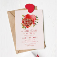 Red Heart Chocolate Valentine's Day Baby Shower