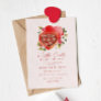 Red Heart Chocolate Valentine's Day Baby Shower Invitation
