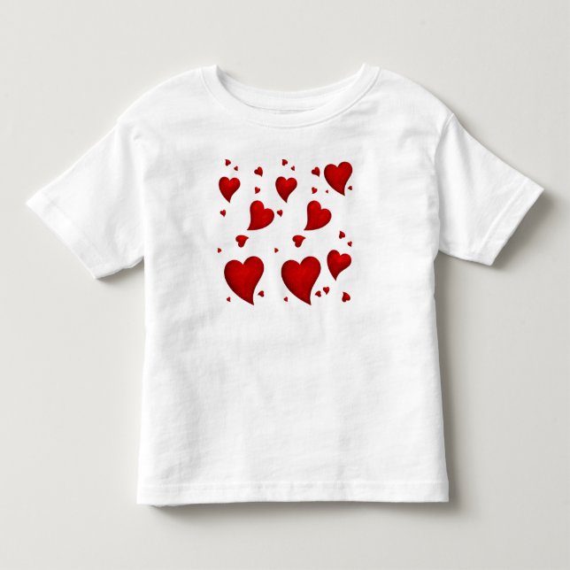 Red Heart Christmas Merry Xmas Welcome 2022   Toddler T-shirt (Front)