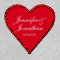 Red Heart Couple Name Valentine 
