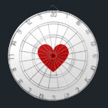 Red Heart Dart Board<br><div class="desc">Create your own custom unique red heart dartboard with a modern minimalist design. Chic,  bold,  trendy,  and stylish - perfect for weddings,  bars,  college dorms,  showers,  or game rooms. Personalize with your own colors,  monogram,  text,  and fonts.

Please message me with design questions.</div>
