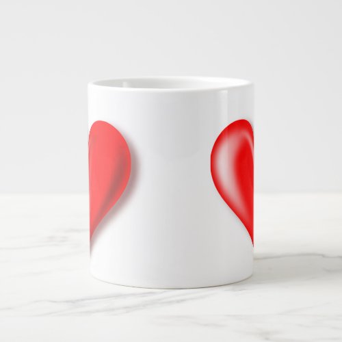 Red heart design Specialty Mug