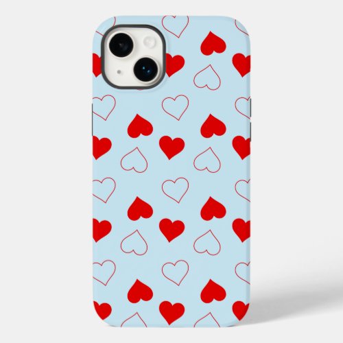 Red Heart Doodle Art Phone Cover