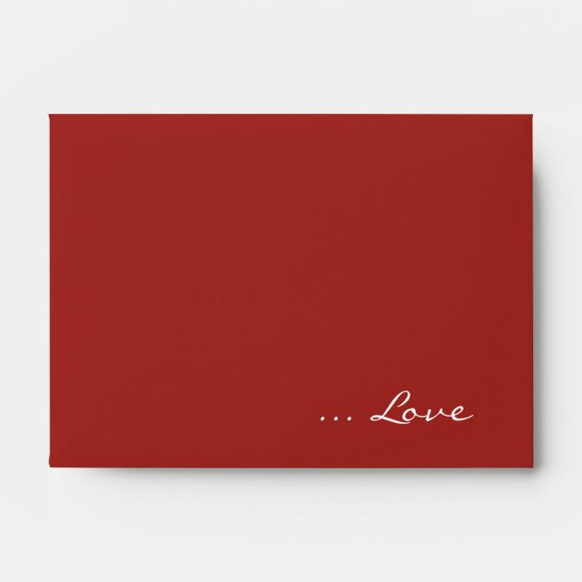 Red Heart Envelope (Front)