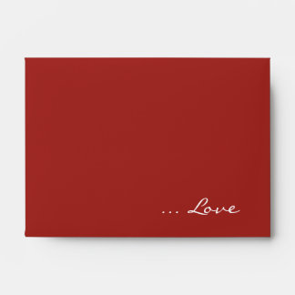 Red Heart Envelope
