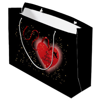 Red Heart Gift Bag
