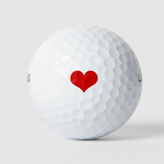 Red Heart Golf Ball
