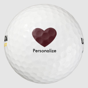 Red Heart Golf Balls