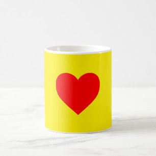 Red Heart Heat Pop Art   Coffee Mug