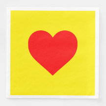 Red Heart Heat Yellow
