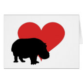 Red Heart Hippo (Front Horizontal)