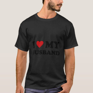 Red Heart - I Love My Husband T-Shirt