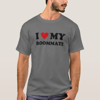 Red Heart - I Love My Roommate T-Shirt