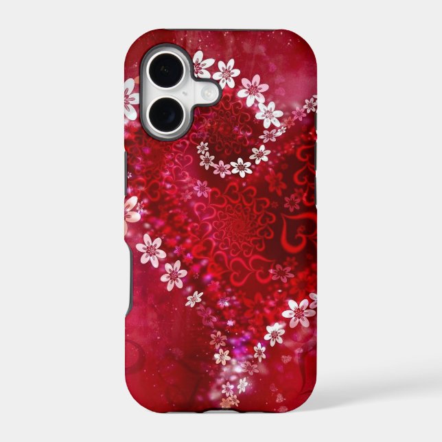 Red Heart Iphone Case (Back)