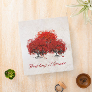 Red Heart Leaf Tree Binder