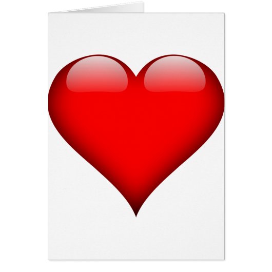 Red Heart Love Cards (Front)