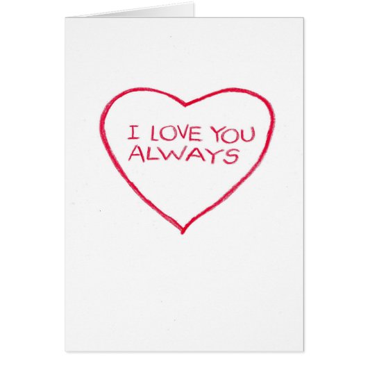 Red heart. Love Cards (Front)