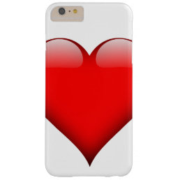Red Heart Love Barely There iPhone 6 Plus Case