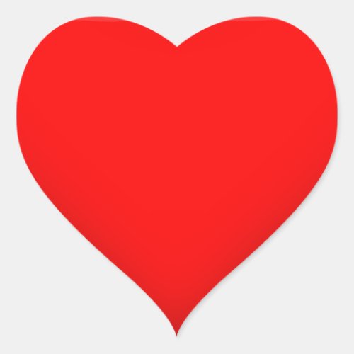 Red Heart Love Heart Sticker